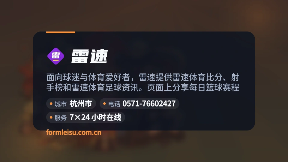 雷速介绍